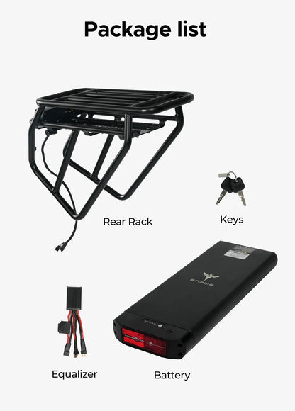 Engwe Rear Rack + 13Ah Rear Battery for Engine Pro / Engine X